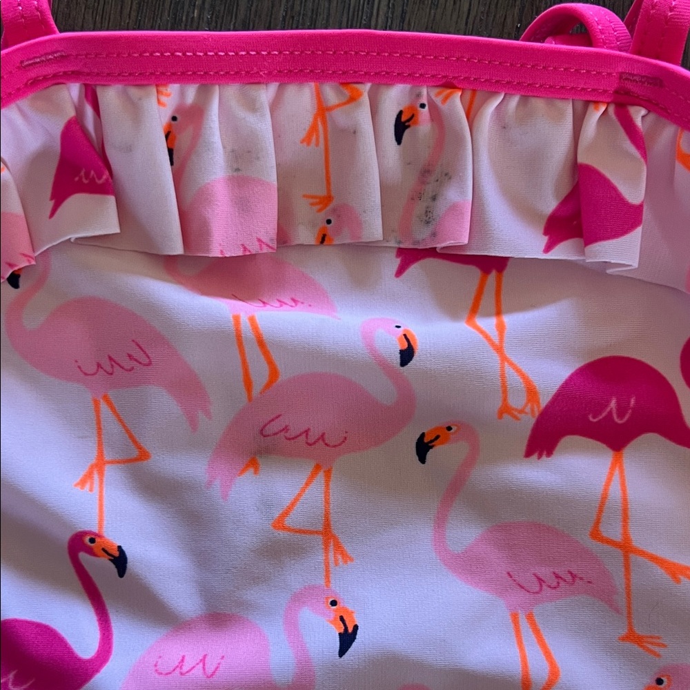 The Children's Place Pink Flamingo Bikini Set - Picture 2 of 4